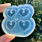 1.6cm Teeny Pre Domed Heart Hoop Earring Mold