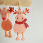 Layered Moose Christmas Dangle Earring Mold