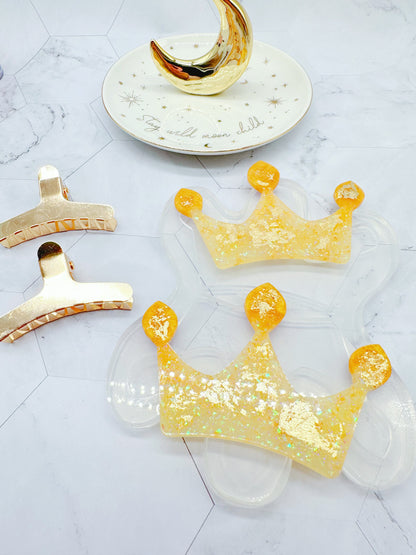 Crown Shape Hair Claw Clip Mold