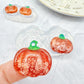 Small Predomed Pumpkin Dangly Charm Earring Mold for Hoops and Hooks