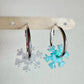 Snowflake Spinner Hoop Earring Mold Winter Christmas