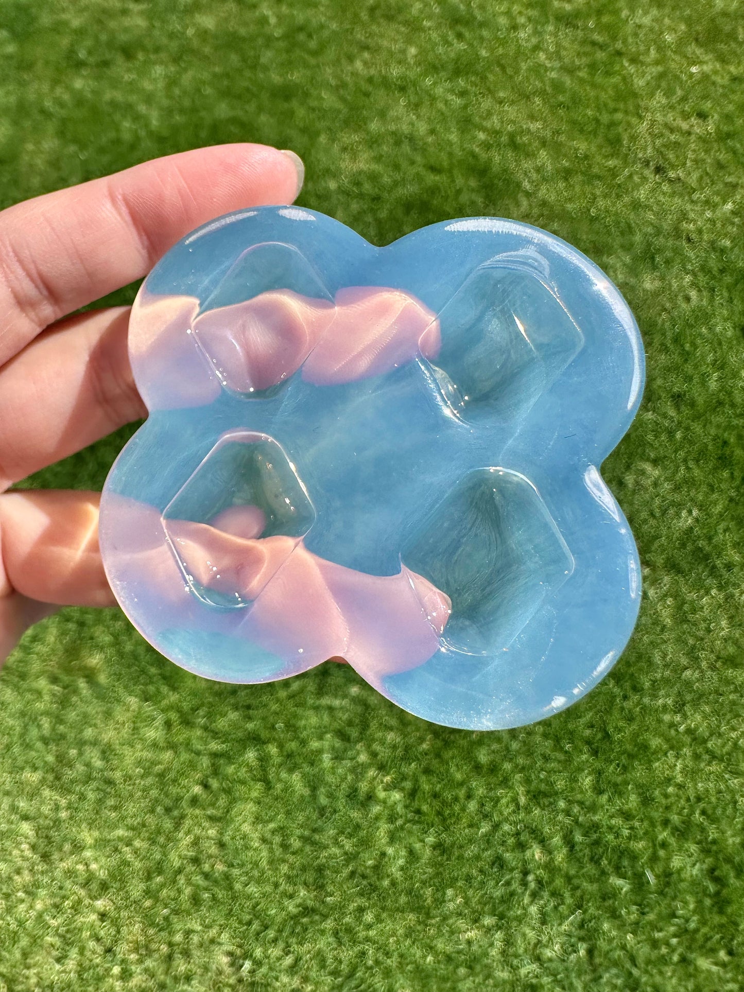 3D Irregular Diamond Ice Cube Earring Mold