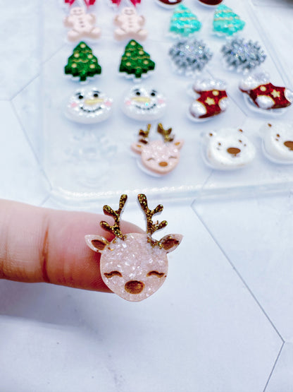 Christmas Stud Earring Mold Palette