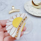 Layered Sunflower Daisy Flower Hair Claw Clip Mold