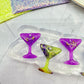 Small Predomed Martini Glass Dangly Charm Mold for Hoops and Hooks Dangle Earring Mold