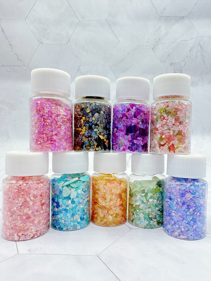 Periwinkle Crushed Glass Mix