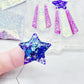 Pre-domed Shooting Star dangle earring mold space travel