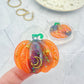 3 cm Predomed Pumpkin Dangly Charm Earring Mold