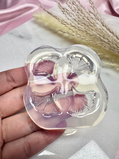 3D Gingko Leaf Earring Mold Silicone Mold For Resin Polymer Clay