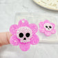 Cute Layered Skull Flower Dangly Charm Mold Dangle Earring Mold for Hoops