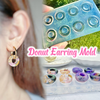 Deluxe Domed Donut Hoop Earring Mold