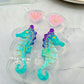 Shell and Seahorse Dangle Earring Mold Ocean theme Beach Summer