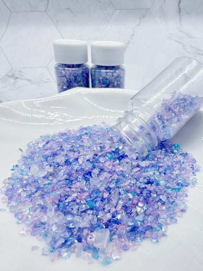 Periwinkle Crushed Glass Mix