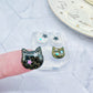 Mini Predomed Cat Face Stud Earring Mold