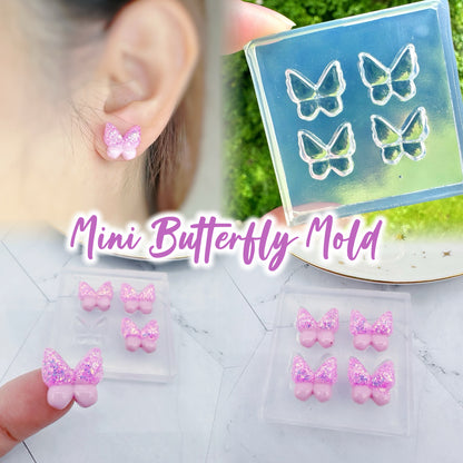 2024 new size 1.5 cm 3D butterfly Stud Earring Mold