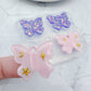 Small Pre domed Butterfly Hoop Charm Dangle Earring Mold