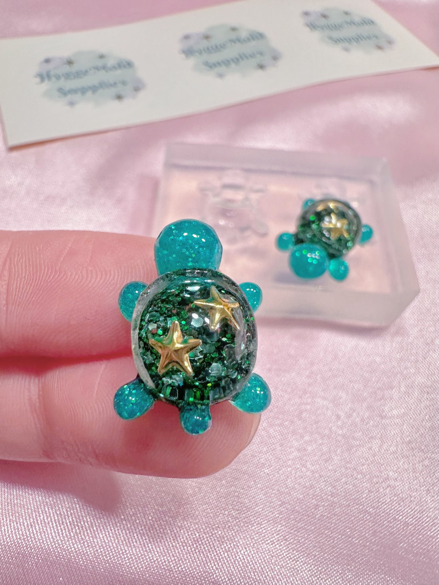 2cm Cute Turtle Tortoise Silicone Mold for Resin Clay
