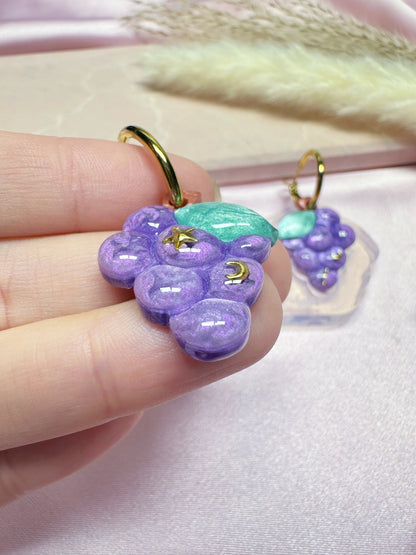 Small Predomed Grape Dangle Earring Mold