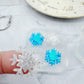 Mini Snowflake Stud Earring Mold Winter Christmas