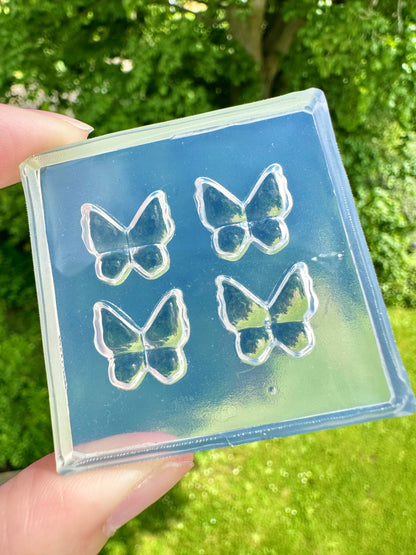 2024 new size 1.5 cm 3D butterfly Stud Earring Mold