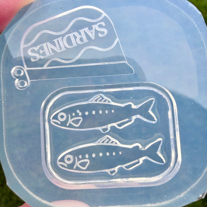 Sardines in a can Brooch Mold