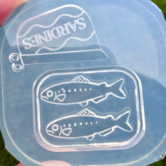 Sardines in a can Brooch Mold