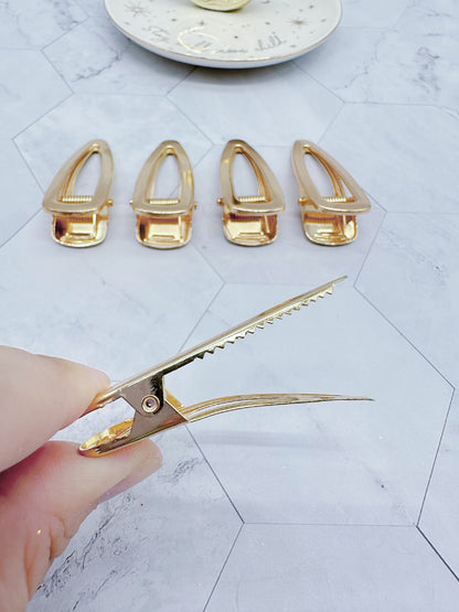 5pcs Teardrop Hair Clips Barrettes