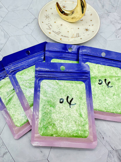 10g bag Lime Diamond Flakes No.4