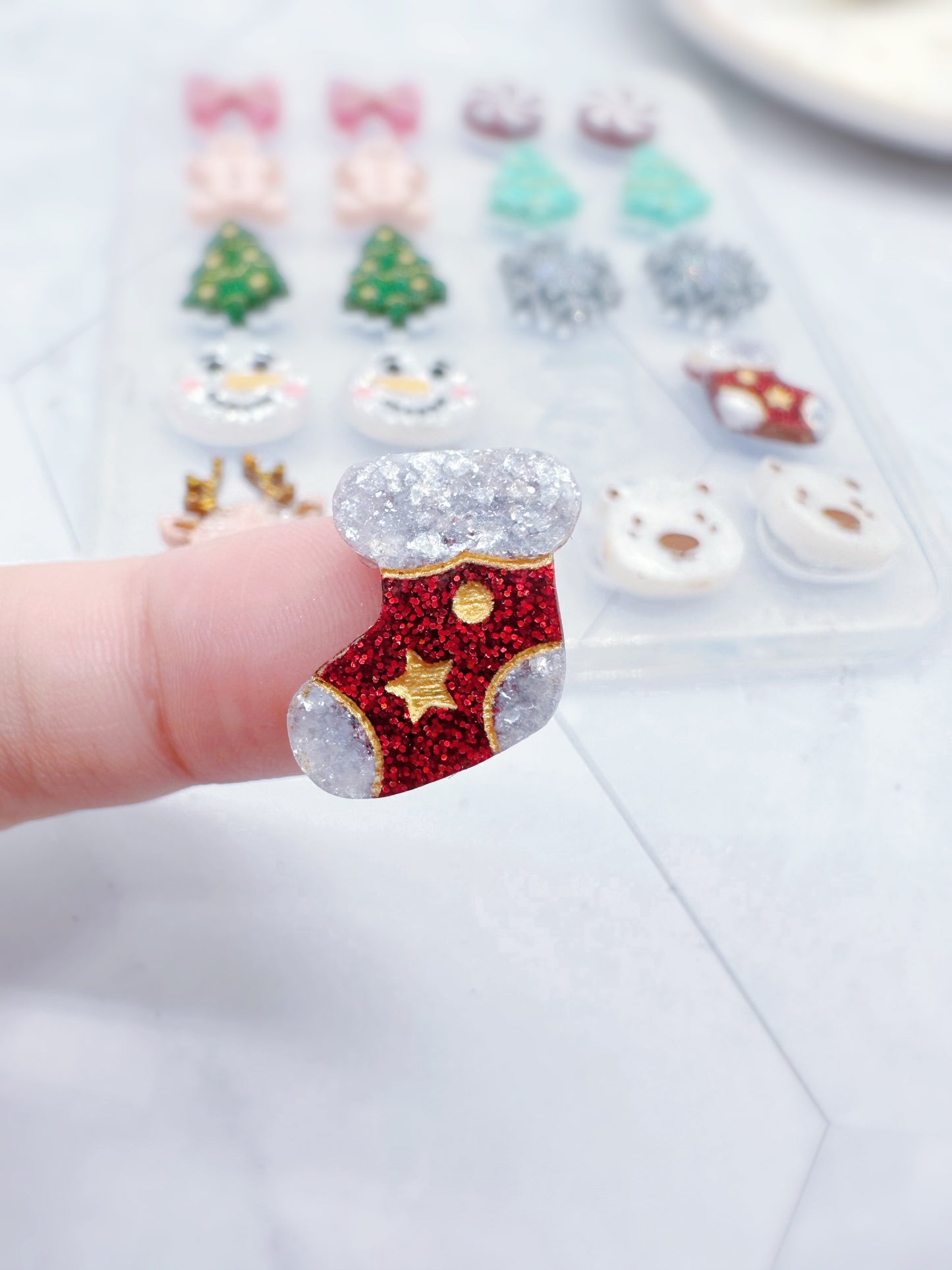 Christmas Stud Earring Mold Palette