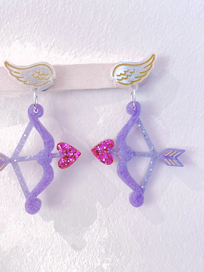 4cm Cupid’s Bow and Arrow Dangle Earring Mold