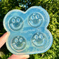 Predomed Smiley Face Dangly Charm Earring Mold Hoop Earring Mold