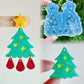 Starry Christmas Tree Teardrops Dangle Earring Mold