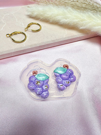 Small Predomed Grape Dangle Earring Mold