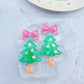 Predomed Ribbon Bow Christmas Tree Dangle Earring Mold