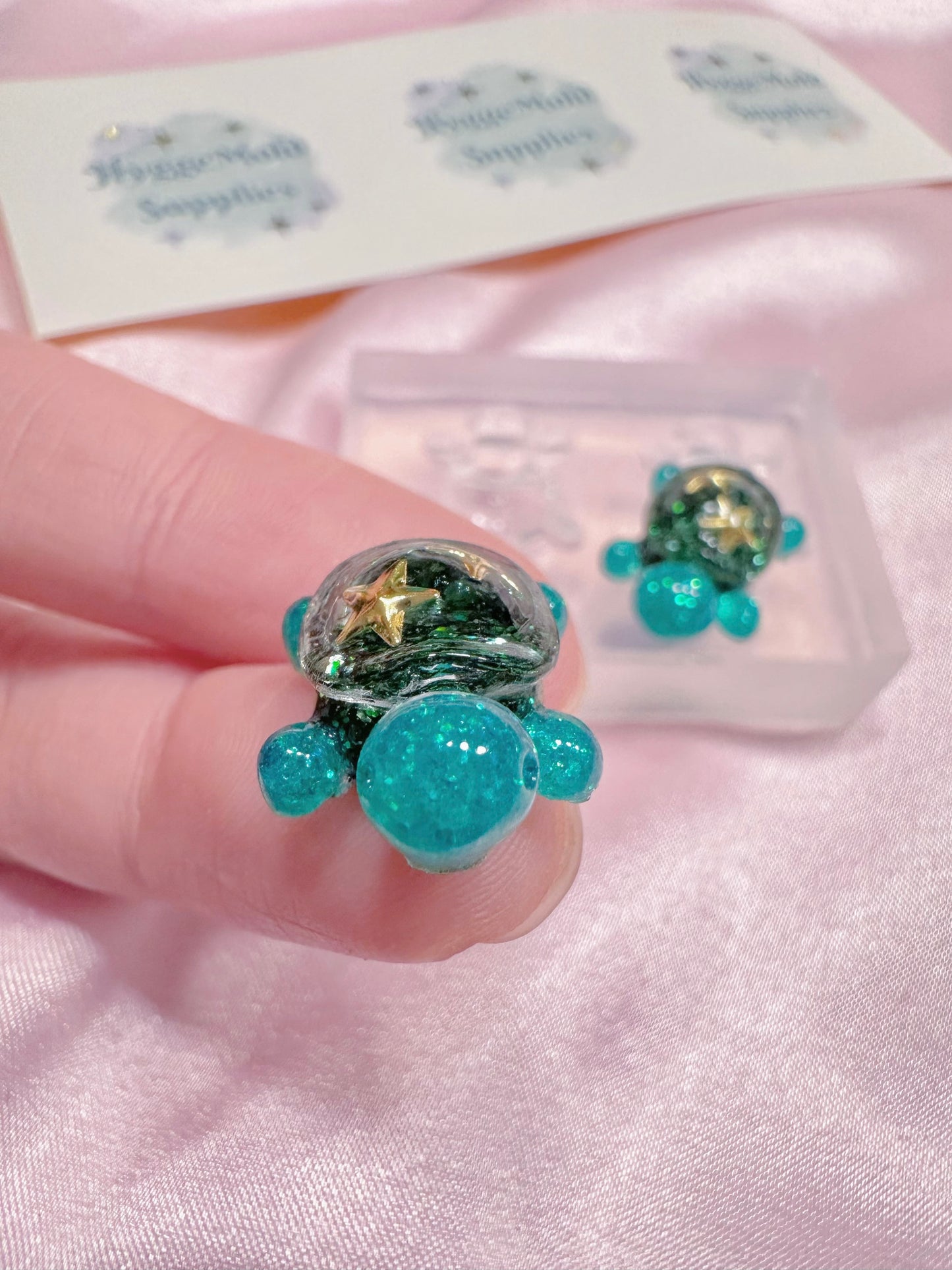 2cm Cute Turtle Tortoise Silicone Mold for Resin Clay