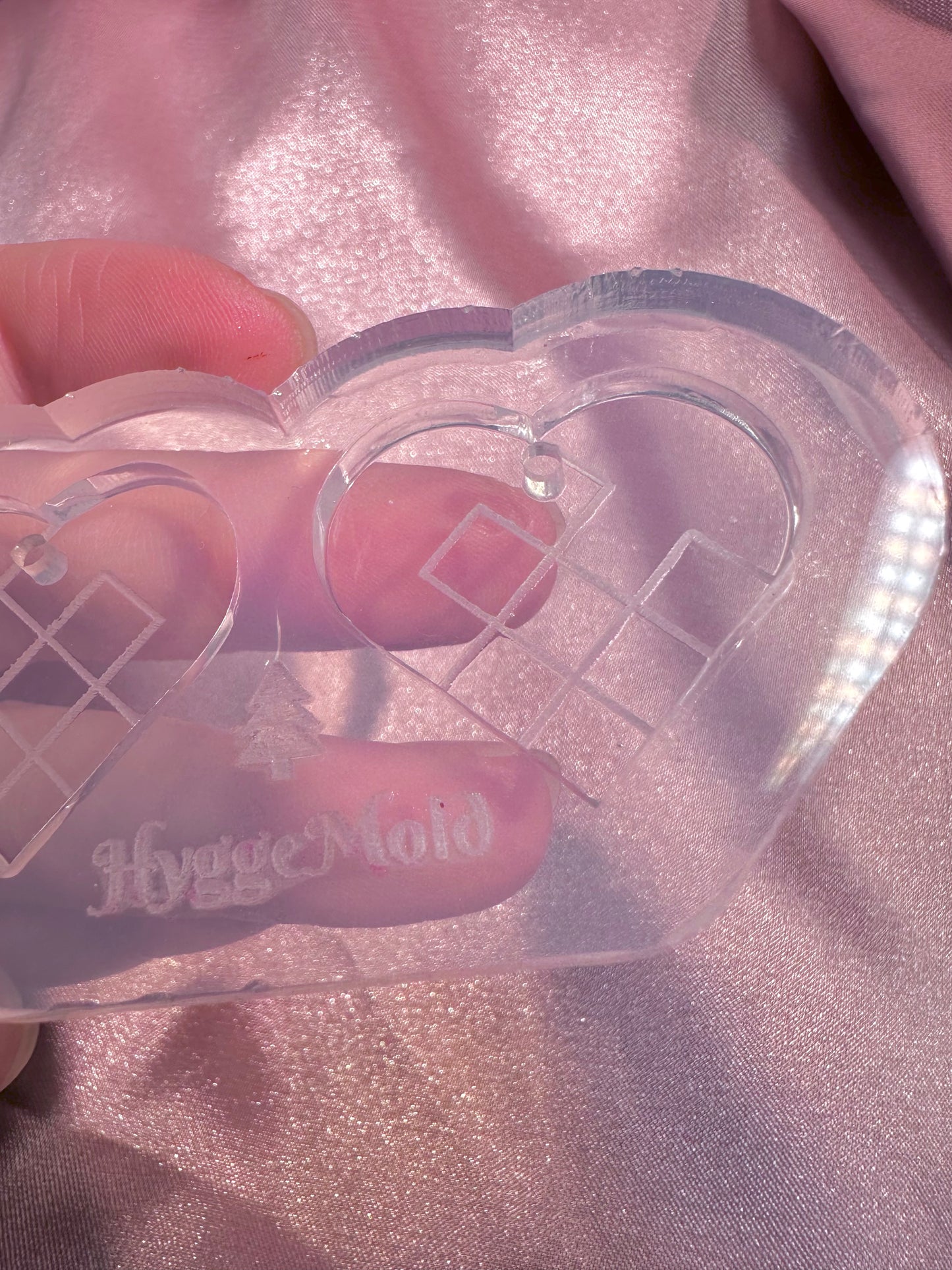 Traditional Danish Christmas Heart Earring Mold