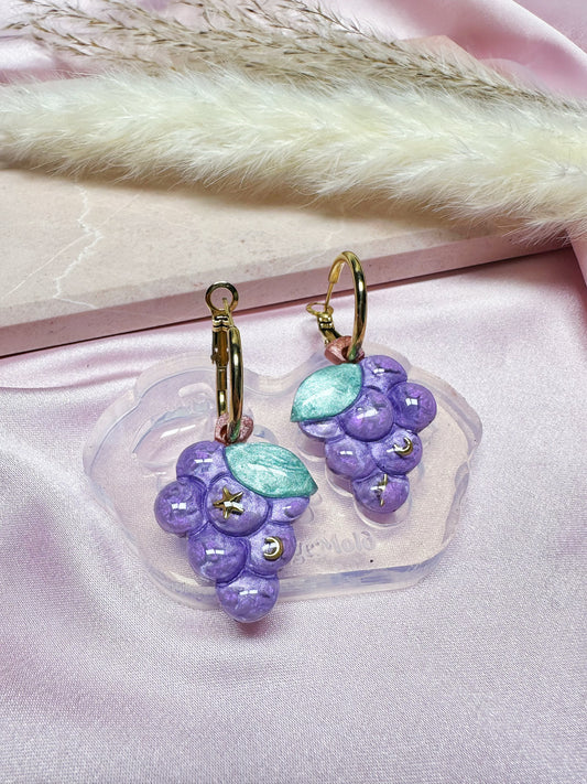 Small Predomed Grape Dangle Earring Mold