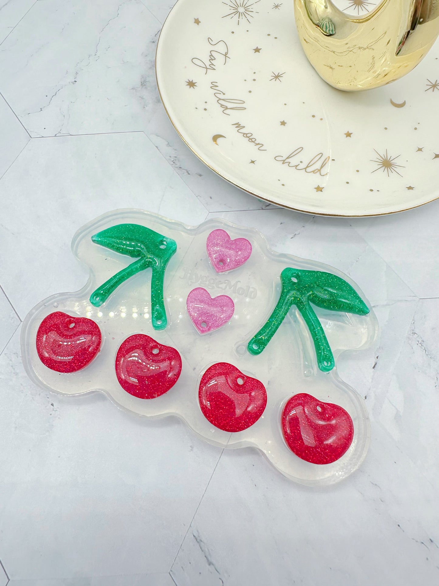 Predomed Cherry Love Earring Mold Bundle