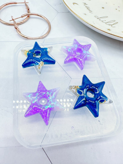 Predomed Star Hoop Charm Earring Mold