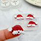 Predomed Santa Hat Stud Topper Mold Christmas