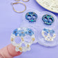 Small Predomed Cute Skull Dangly Charm Mold Dangle Earring Mold for Hoops and Hooks