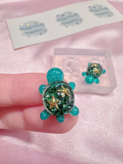 2cm Cute Turtle Tortoise Silicone Mold for Resin Clay