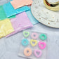 Donut Hoop and Heart Shape Sugar-coated Sour Gummy Silicone Mold for resin studs and cabochons