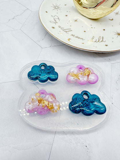 Predomed Cloud Hoop Charm Earring Mold