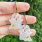 Predomed Ghost Dangly Charm Earring Mold for hoops and hooks