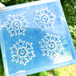 Textured 3D Snowflake Hoop Charm Mold Winter Special Christmas