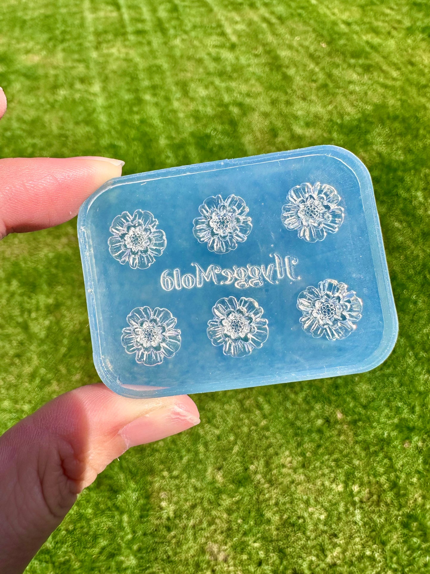 Tiny 1.2 cm 3D Flower Camellia Rose Stud Mold Resin Clay Mold