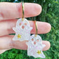 Predomed Ghost Dangly Charm Earring Mold for hoops and hooks