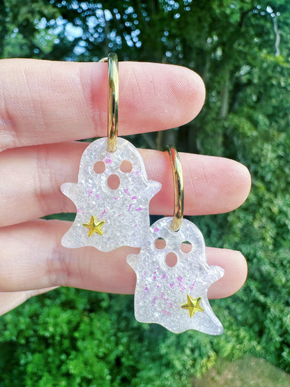 Predomed Ghost Dangly Charm Earring Mold for hoops and hooks