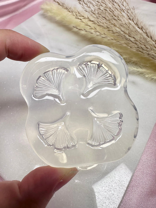 3D Gingko Leaf Earring Mold Silicone Mold For Resin Polymer Clay